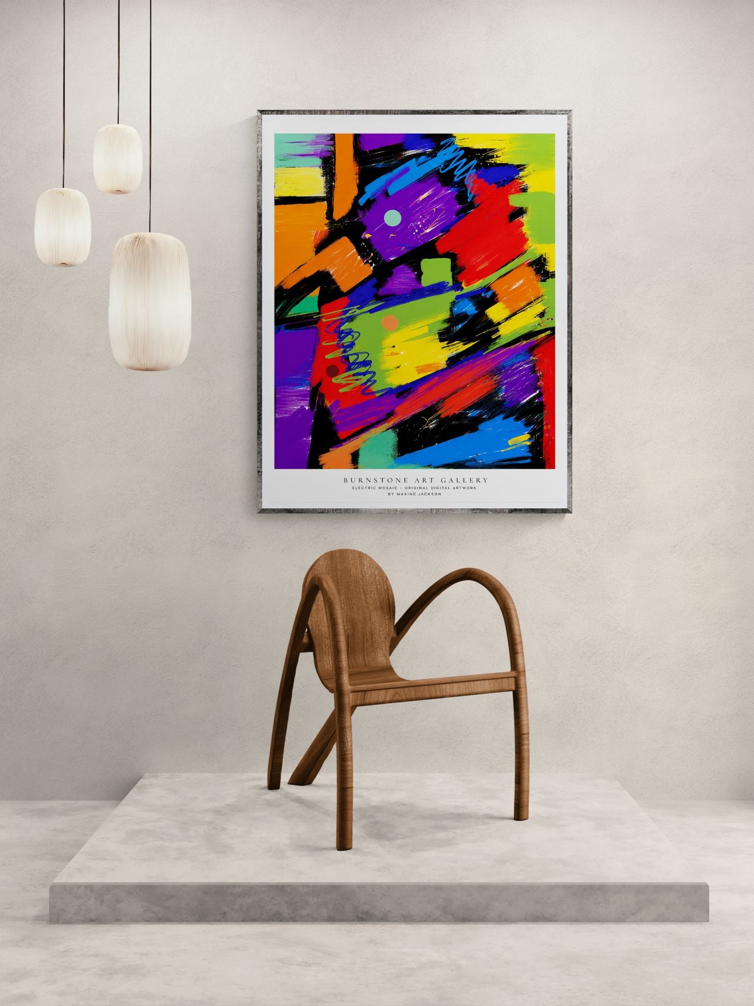 Electric Mosaic – Original Digital Artwork
By Maxine Jackson