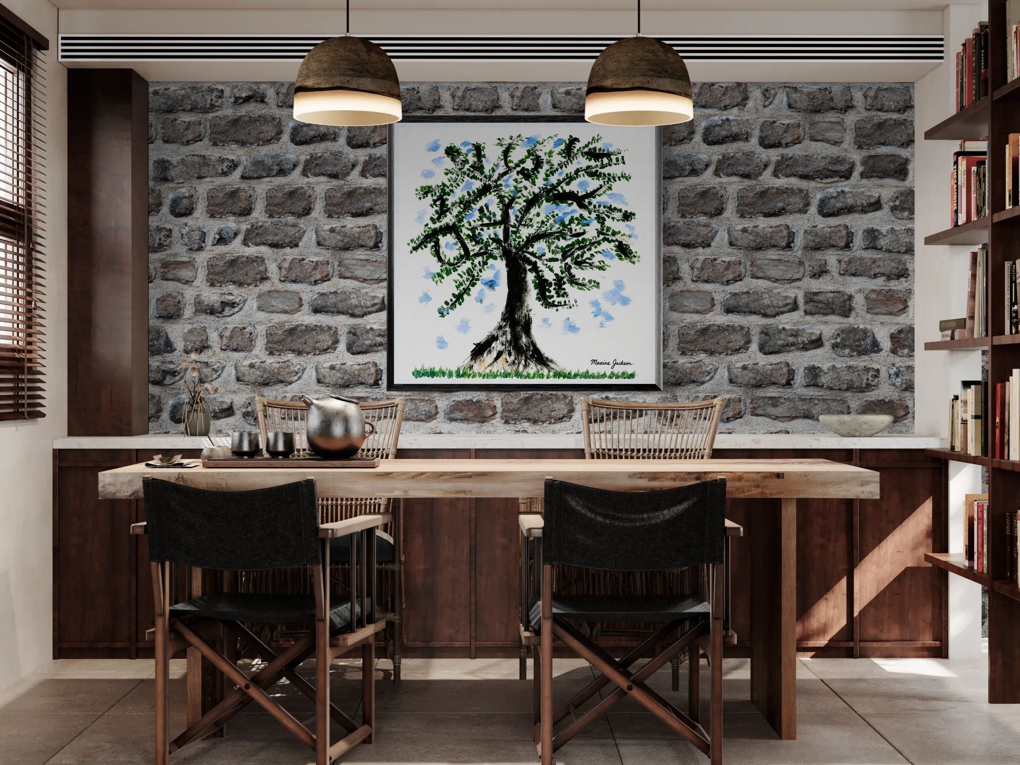 The Dancing Tree Instant Digital Download Original Art