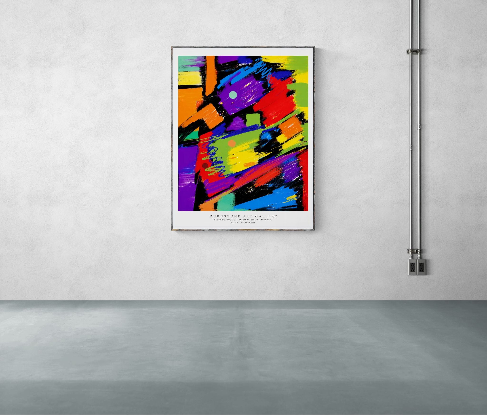 Electric Mosaic – Original Digital Artwork
By Maxine Jackson