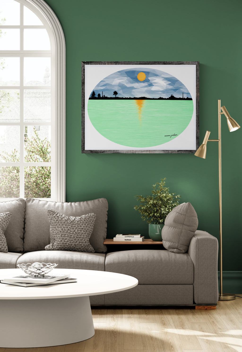 Silent Scene – Original Digital Artwork by Maxine Jackson