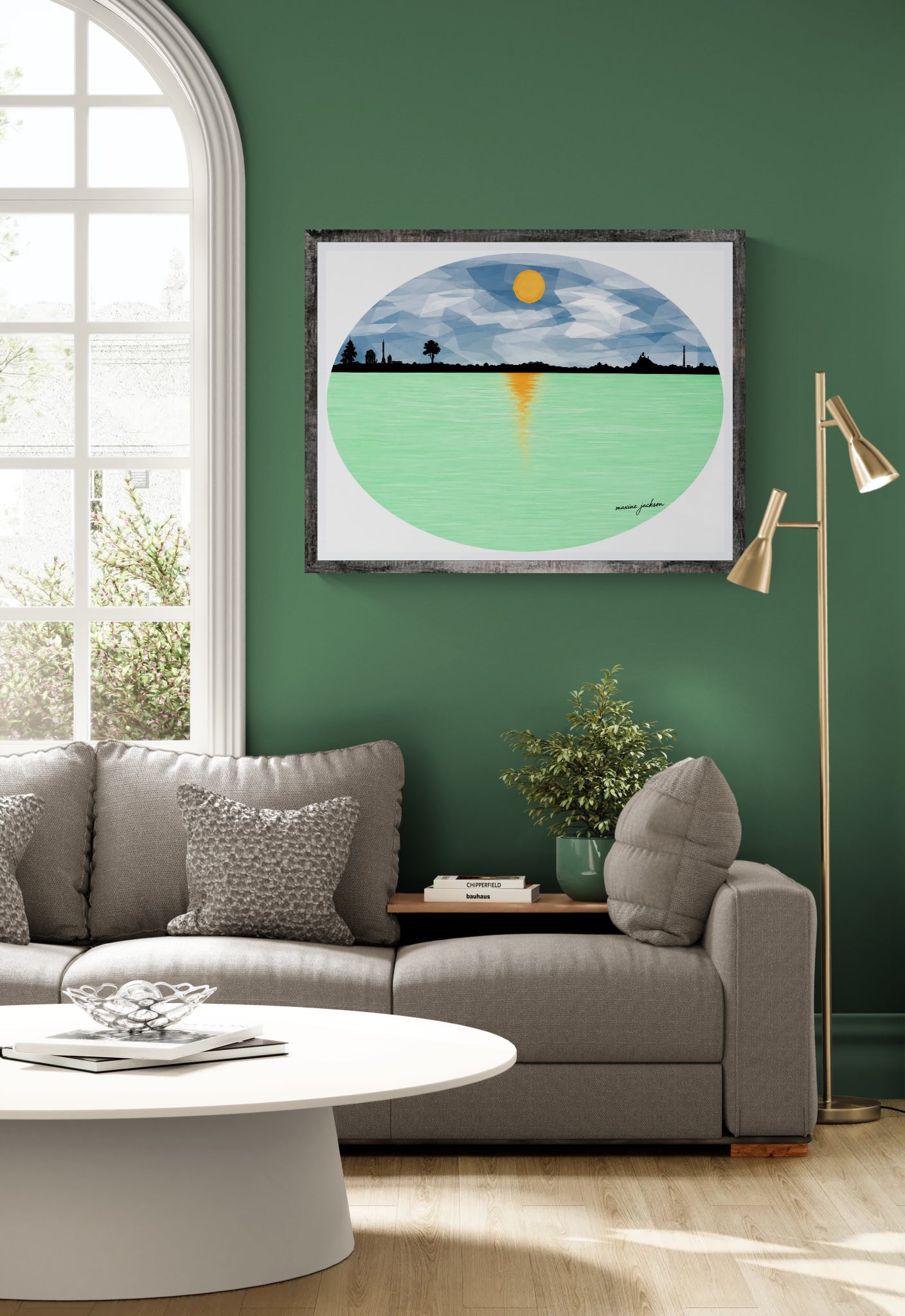 Silent Scene – Original Digital Artwork by Maxine Jackson