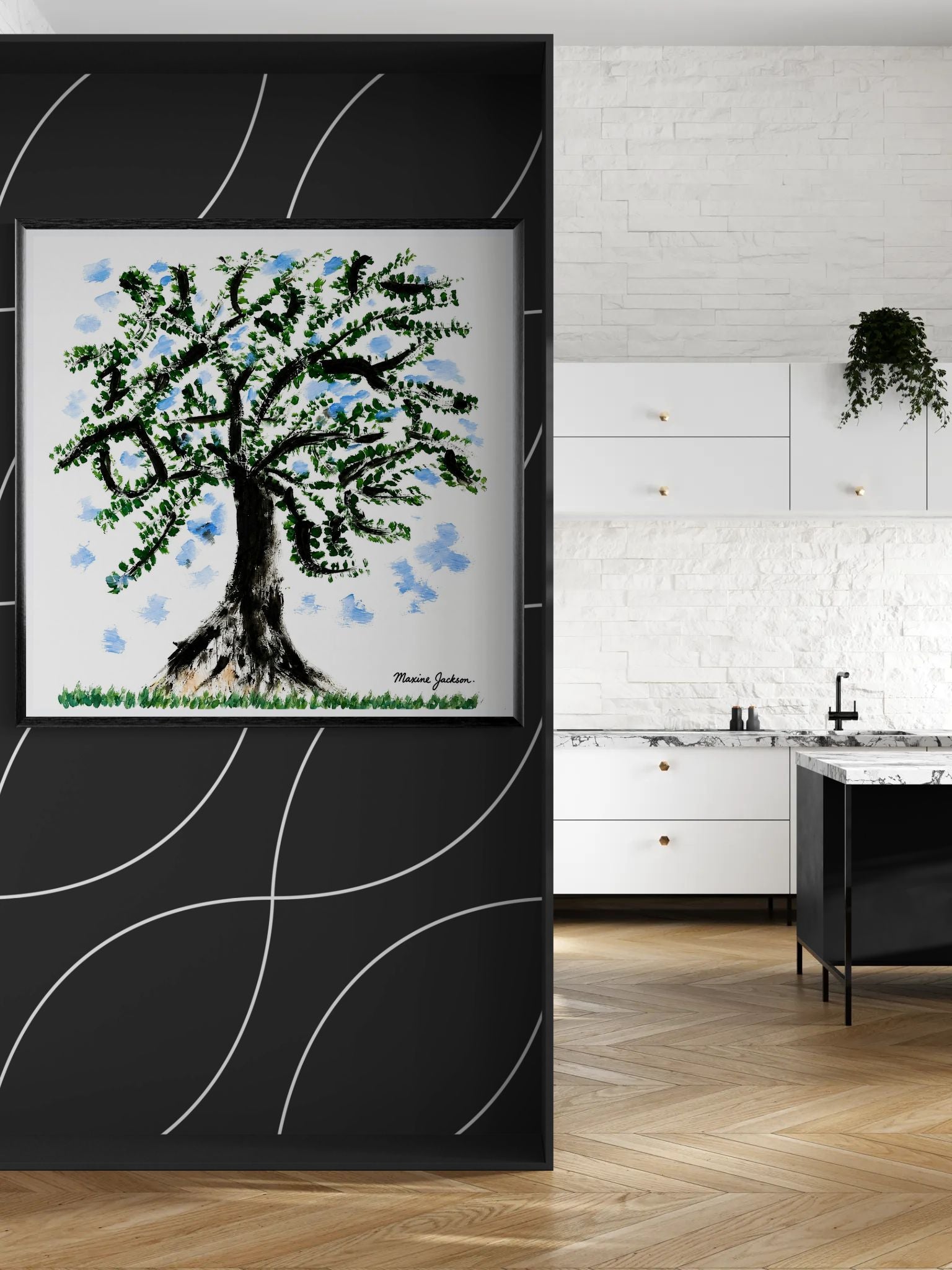 The Dancing Tree Instant Digital Download Original Art