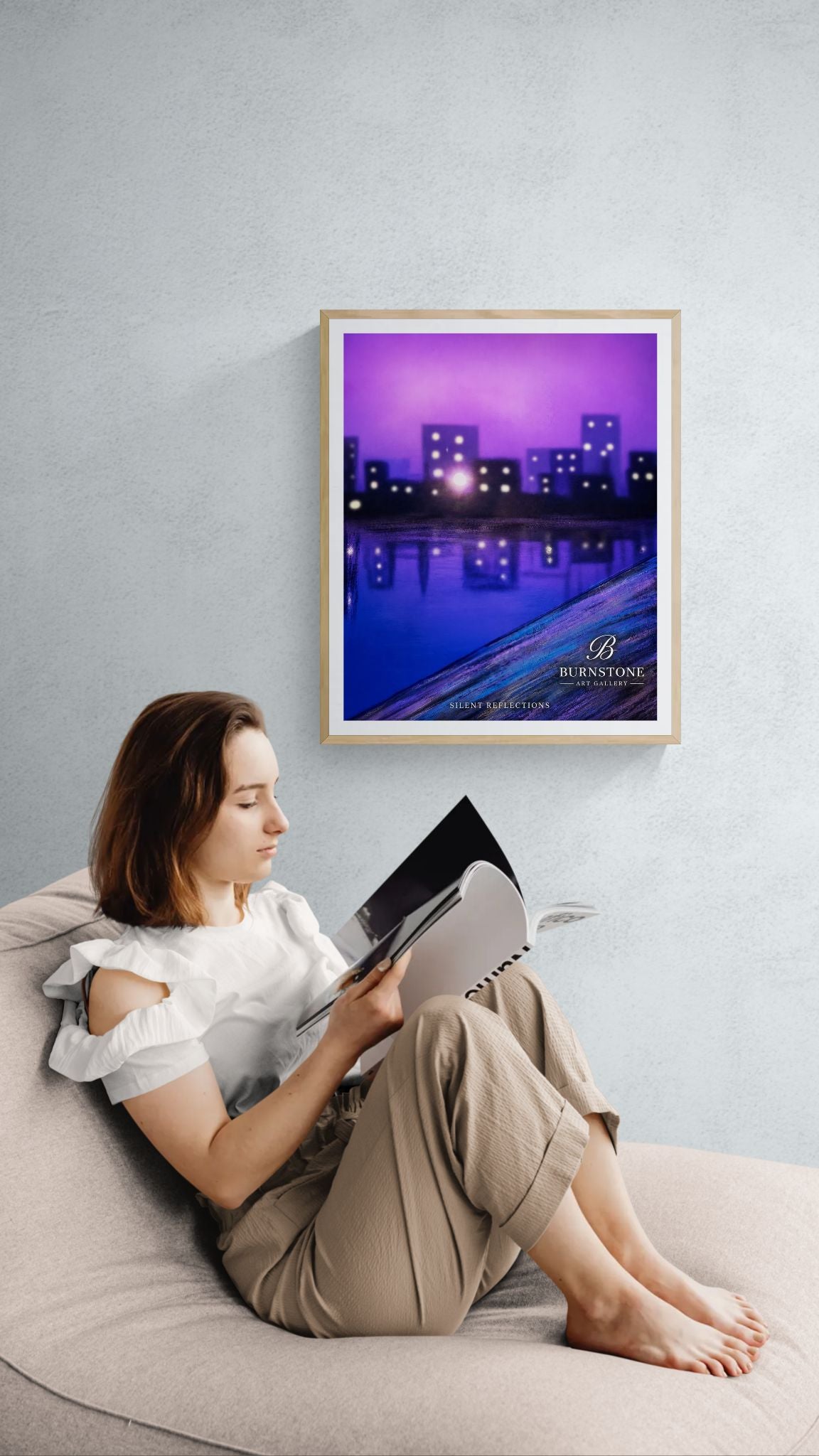 Silent Reflections – Original Digital Artwork by Maxine Jackson