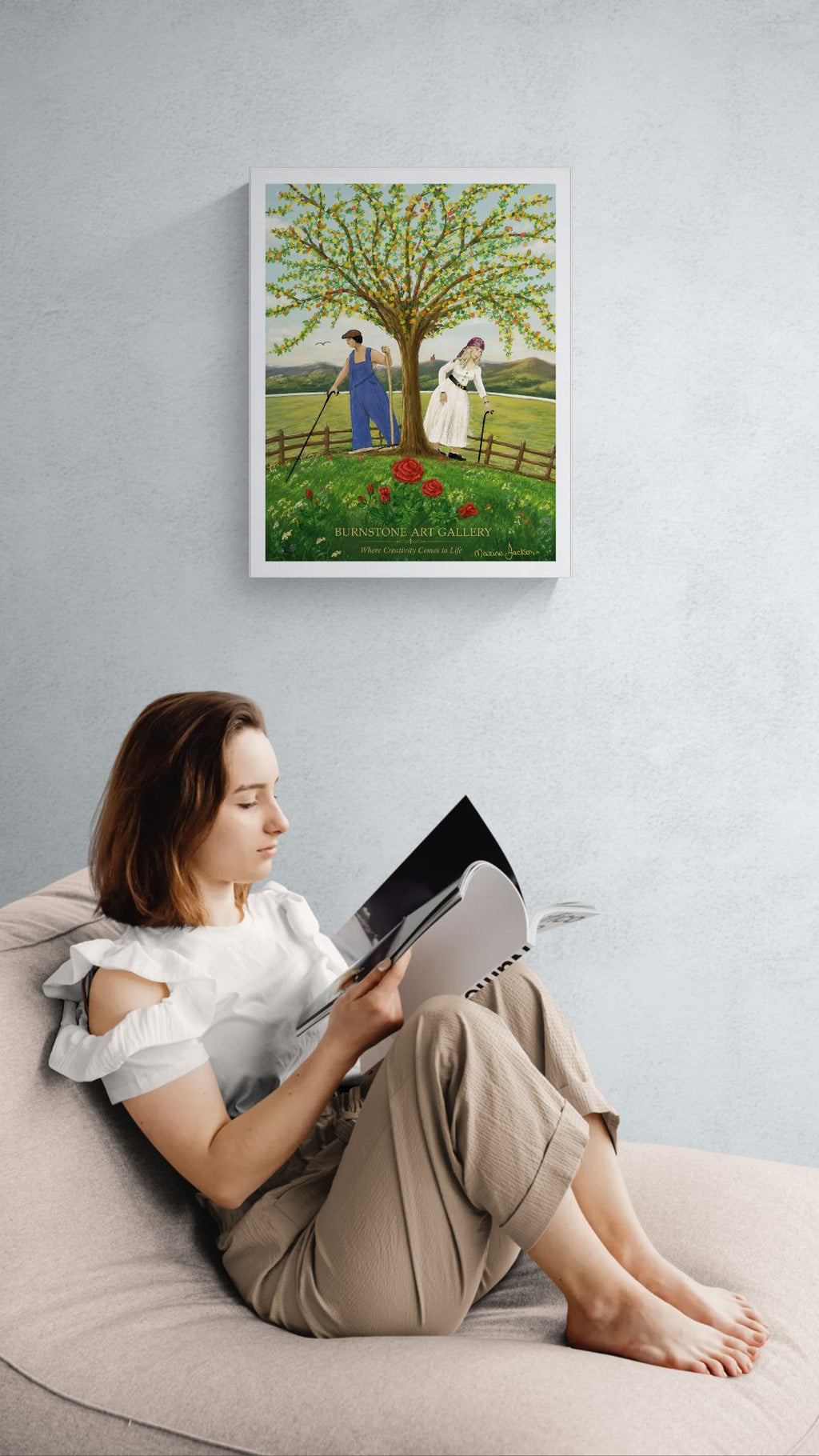 Adam and Eve – Original Artwork by Maxine Jackson