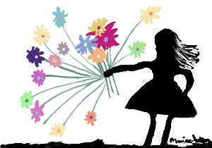 Blooming Freedom | Original Digital Wall Art by Maxine Jackson