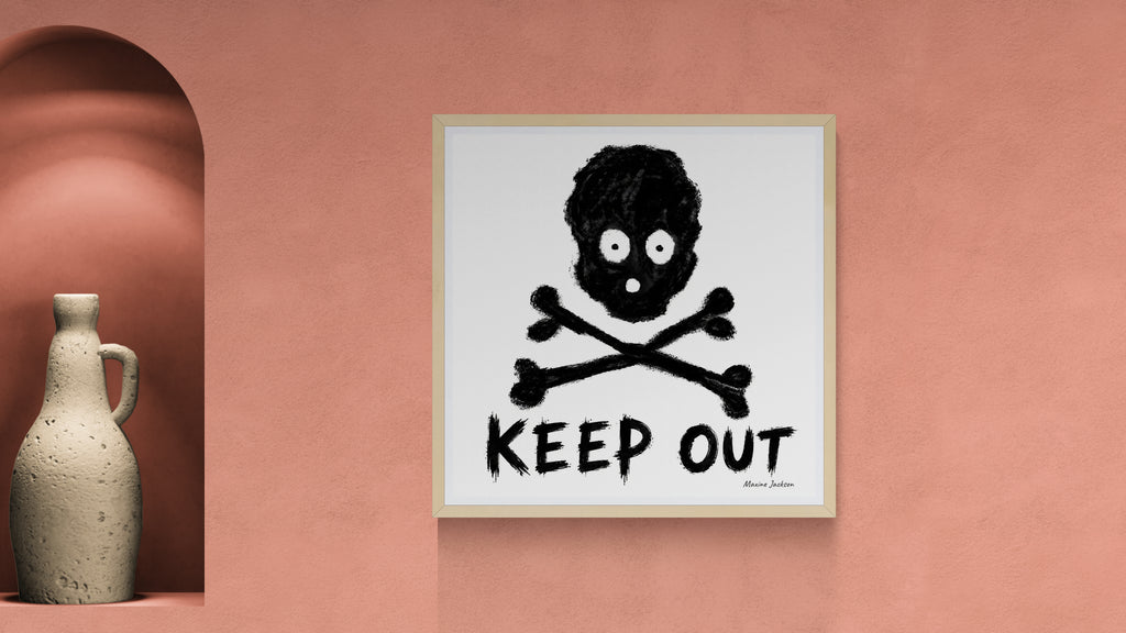 KEEP OUT — Original Artwork by Maxine Jackson