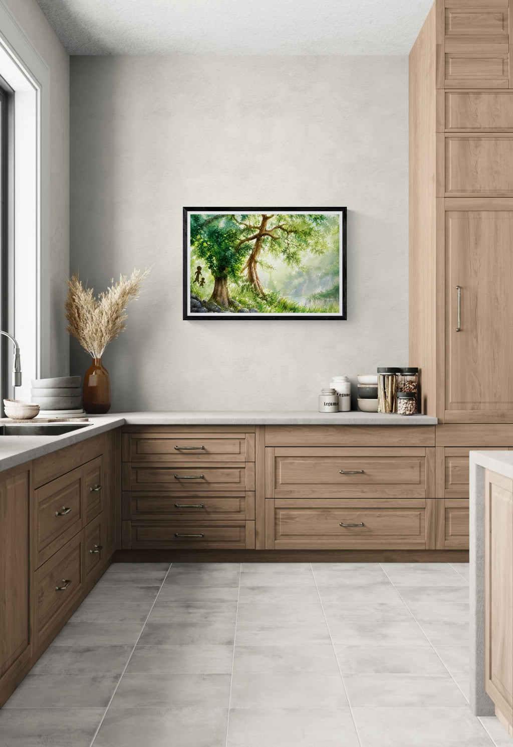 Whispers Through the Forest Watercolour Art Printable Art