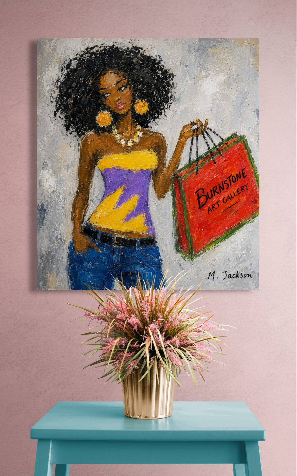 City Girl Dreams – Original Digital Artwork by Maxine Jackson