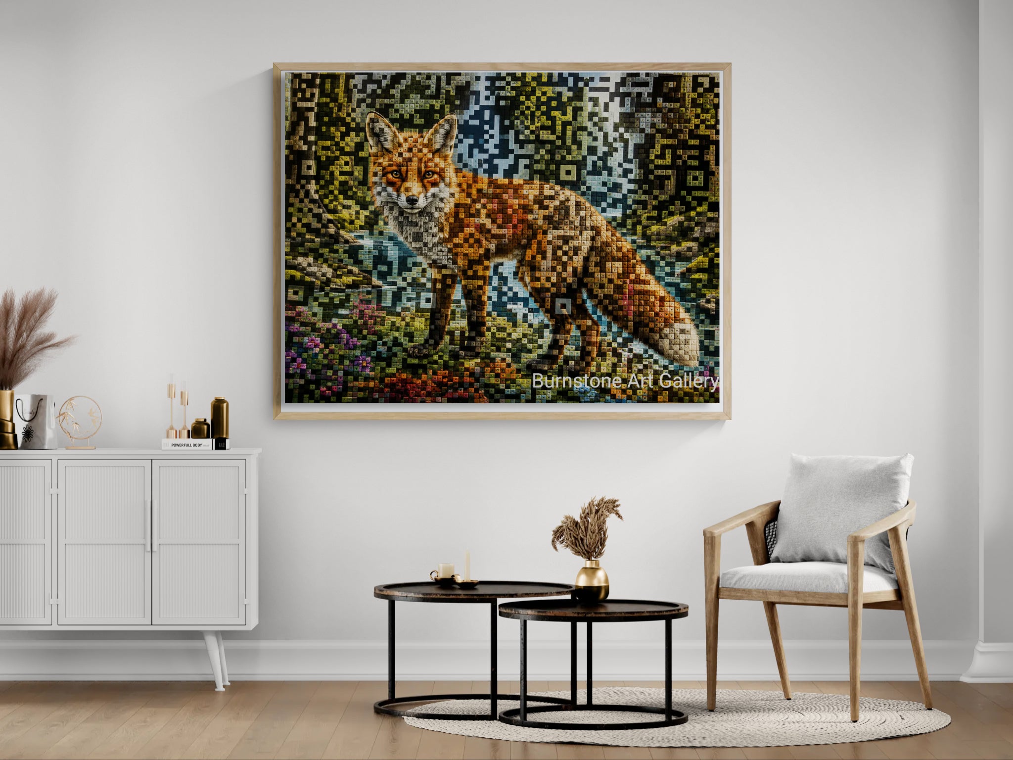 Wild Within – Contemporary Barcode-Inspired Digital Download Artwork