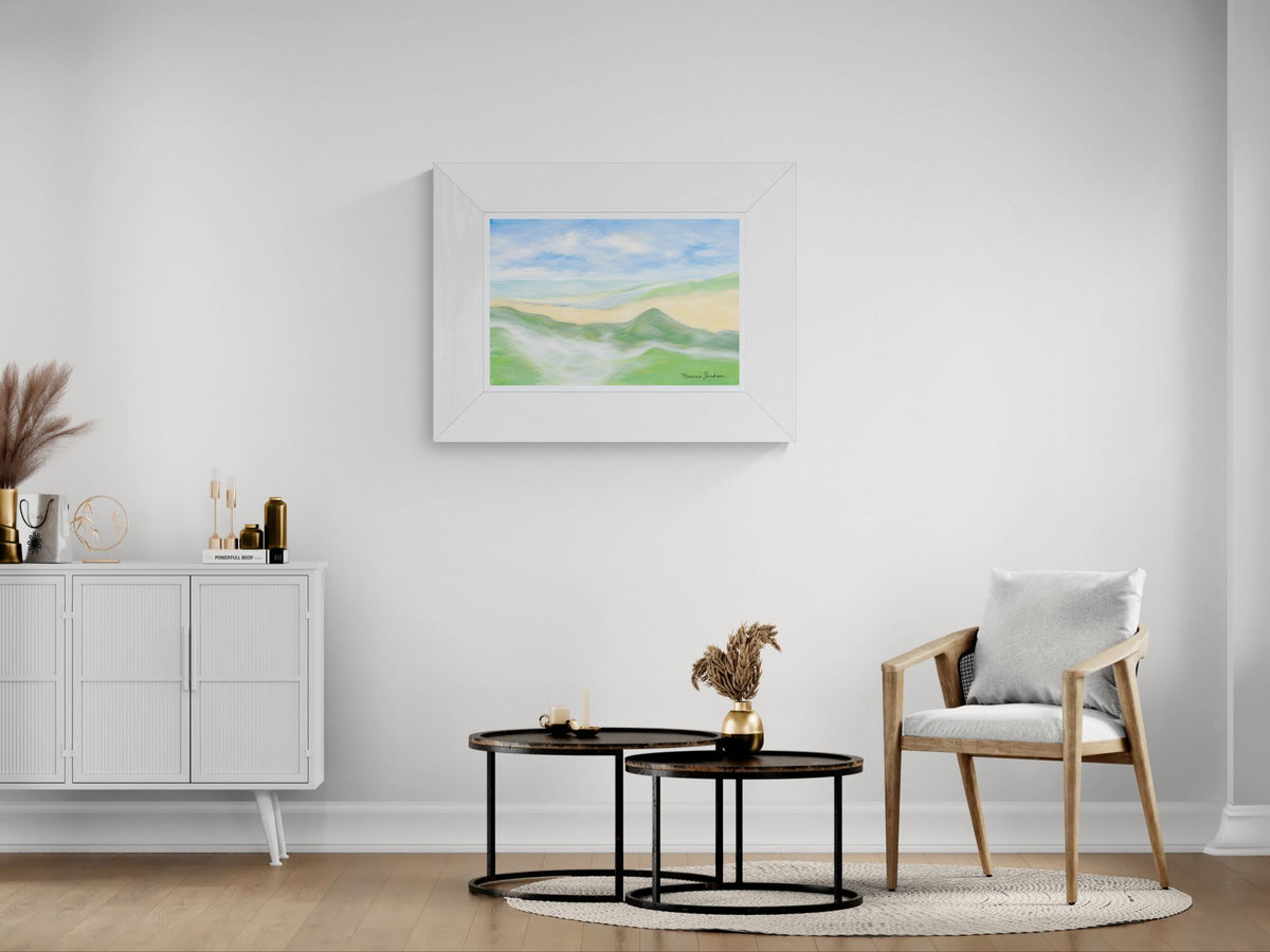 Whispers Of Sererity Digital Coastal Artwork Instant Download