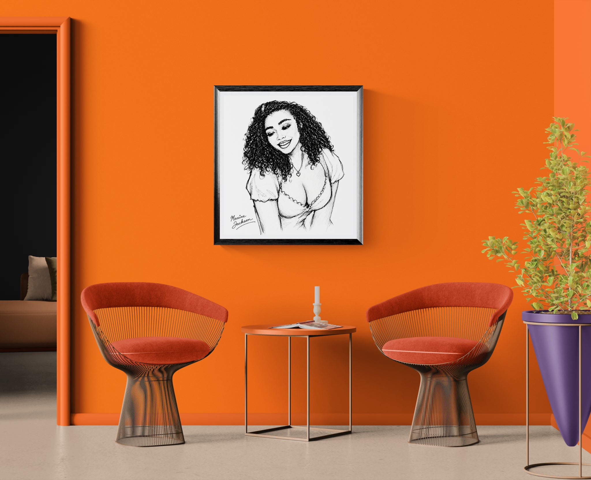 Joyful Spirit – Black & White Portrait - Digital Download