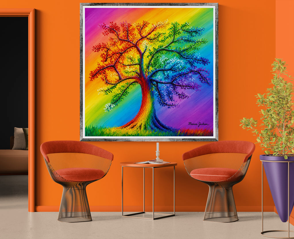 Rainbow Tree – A Celebration of Colour - Digital Download