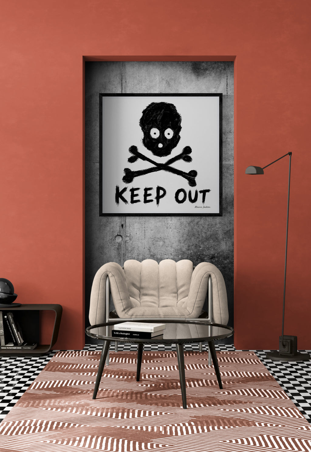 KEEP OUT — Original Artwork by Maxine Jackson