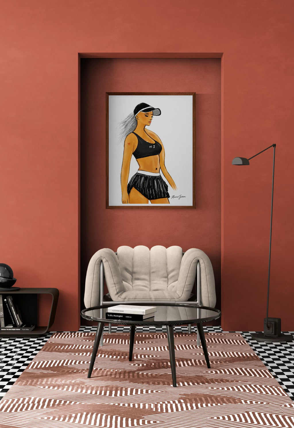 The Unstoppable Athlete – Original Digital Artwork