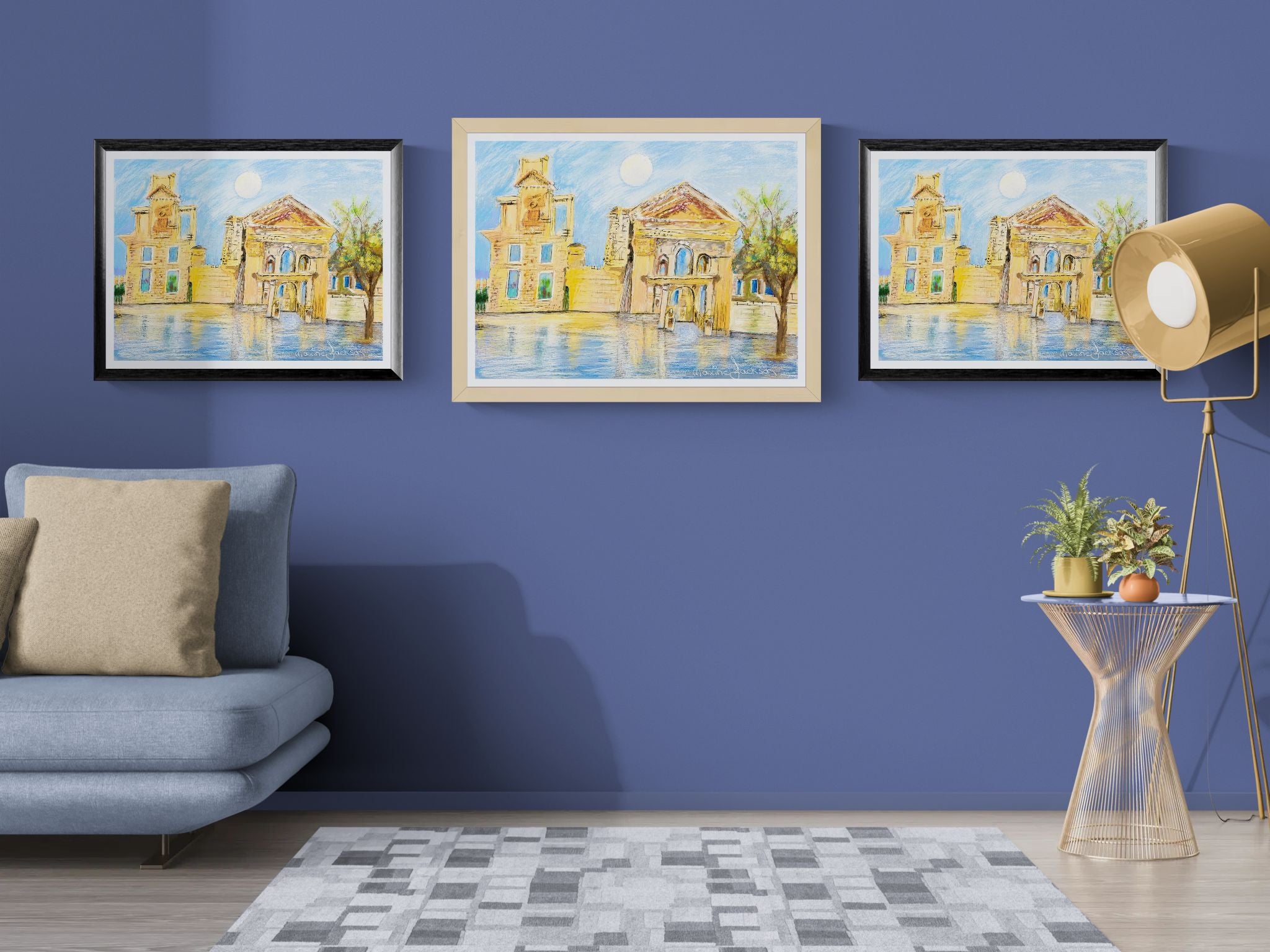 The Sunlit Palace – Original Digital Artwork