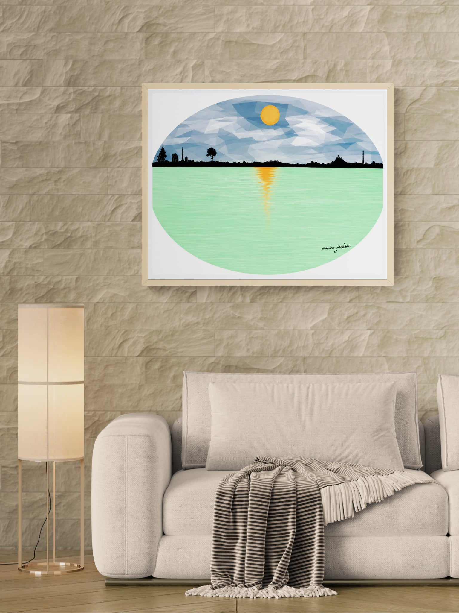 Silent Scene – Original Digital Artwork by Maxine Jackson