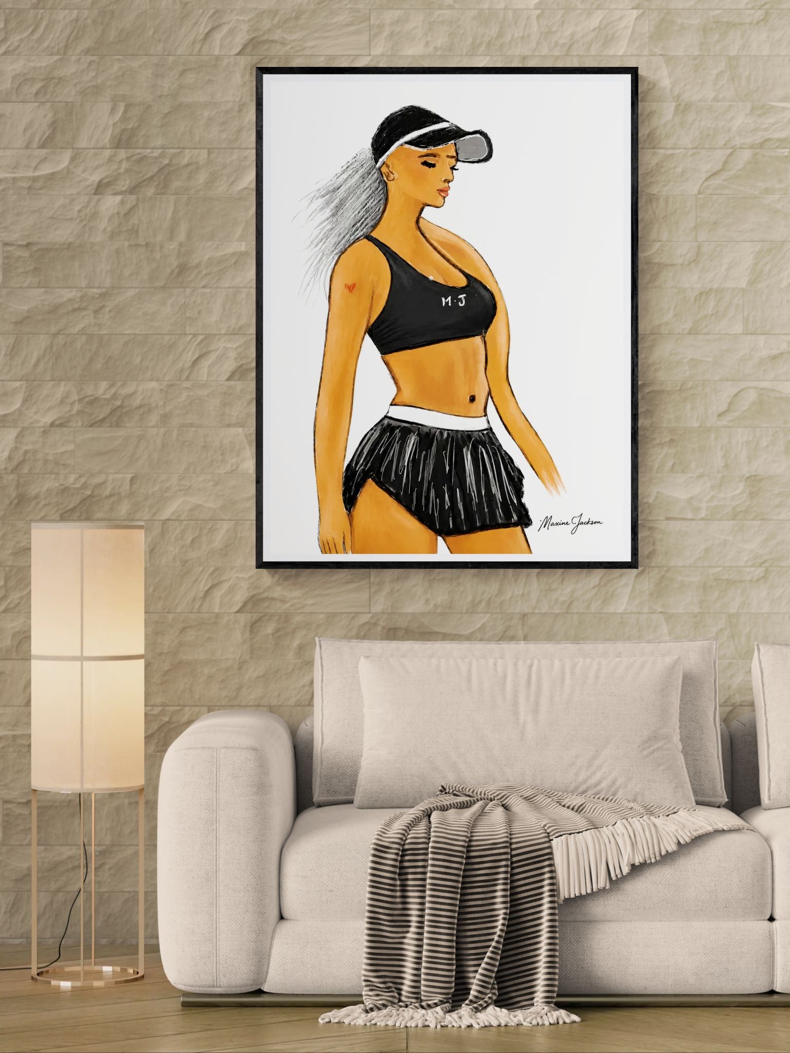 The Unstoppable Athlete – Original Digital Artwork