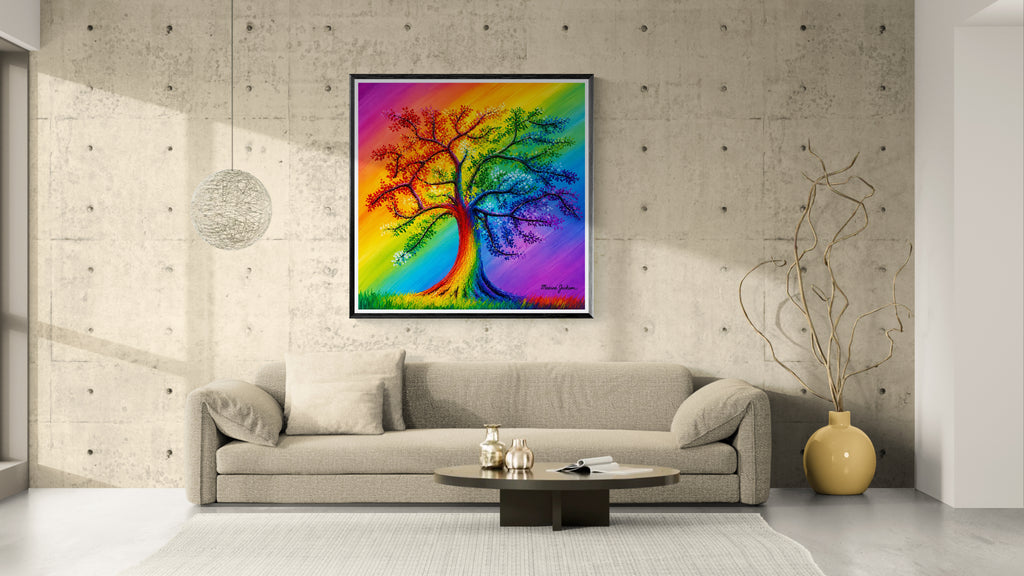 Rainbow Tree – A Celebration of Colour - Digital Download