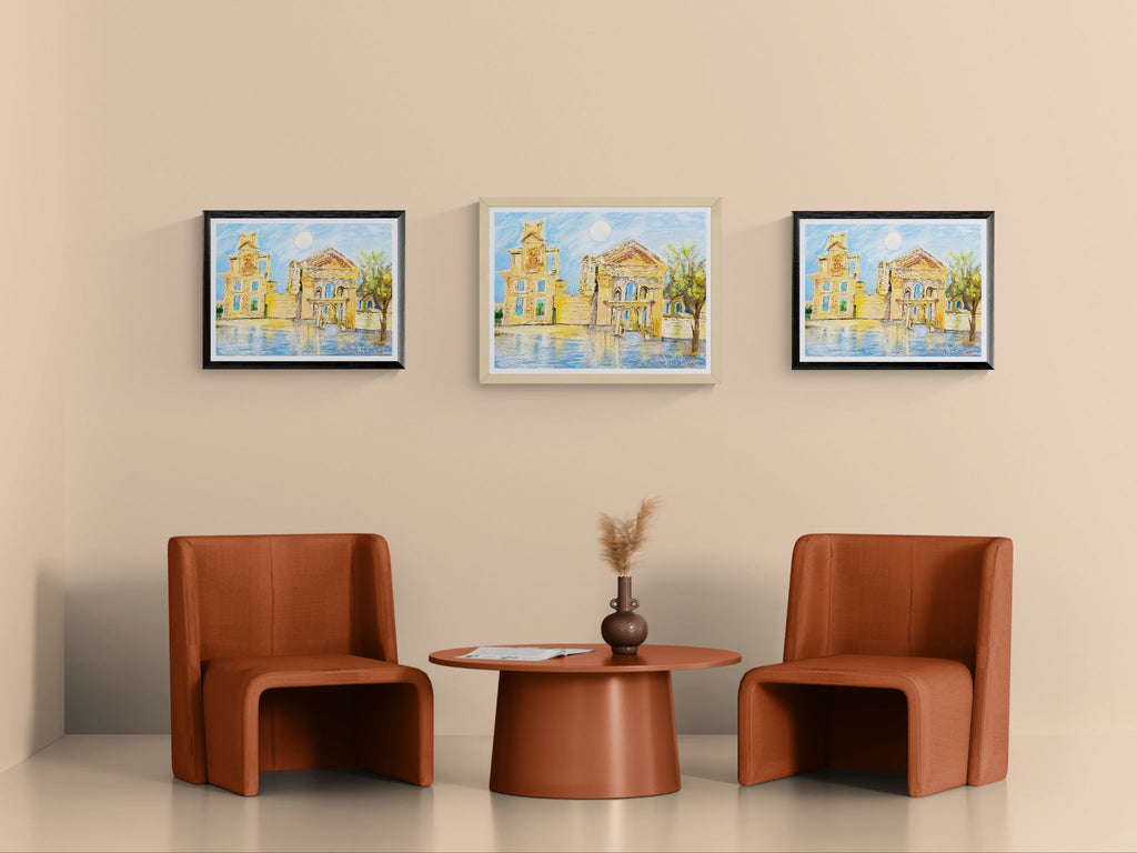 The Sunlit Palace – Original Digital Artwork