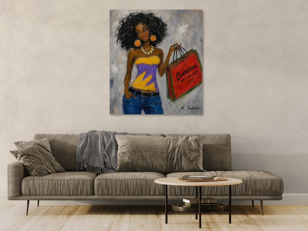 City Girl Dreams – Original Digital Artwork by Maxine Jackson