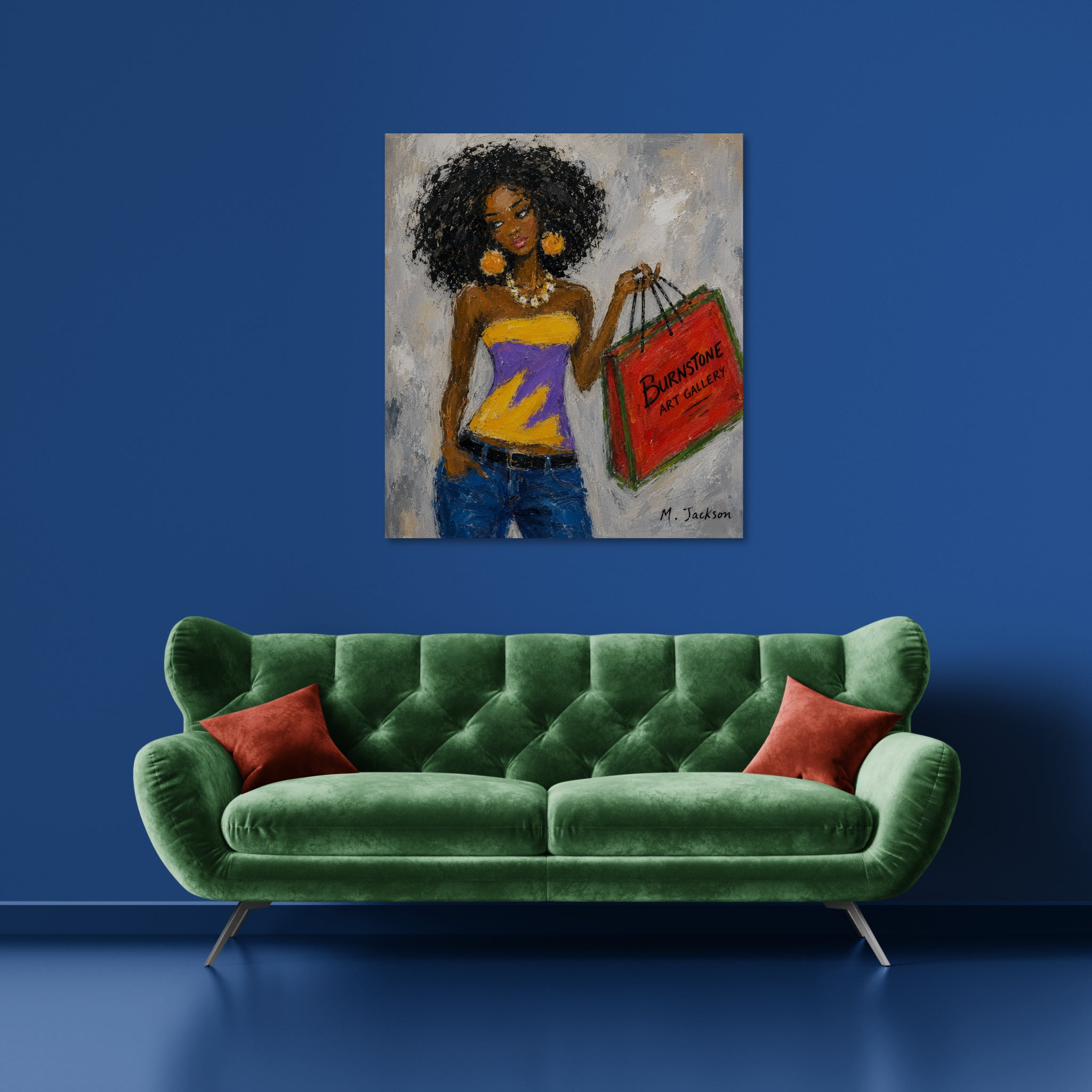 City Girl Dreams – Original Digital Artwork by Maxine Jackson