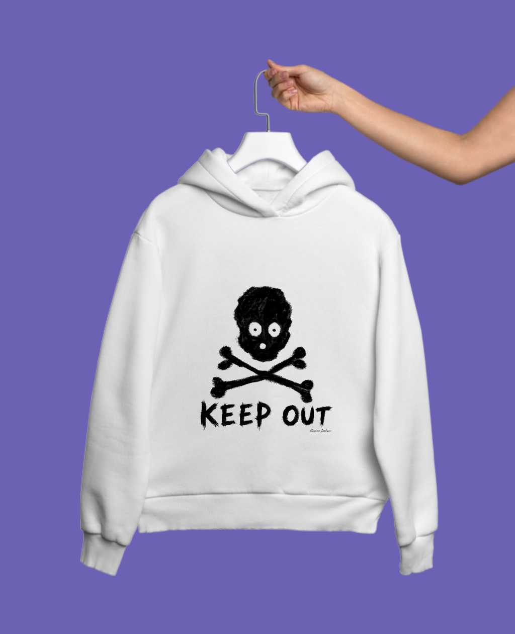 KEEP OUT — Original Artwork by Maxine Jackson