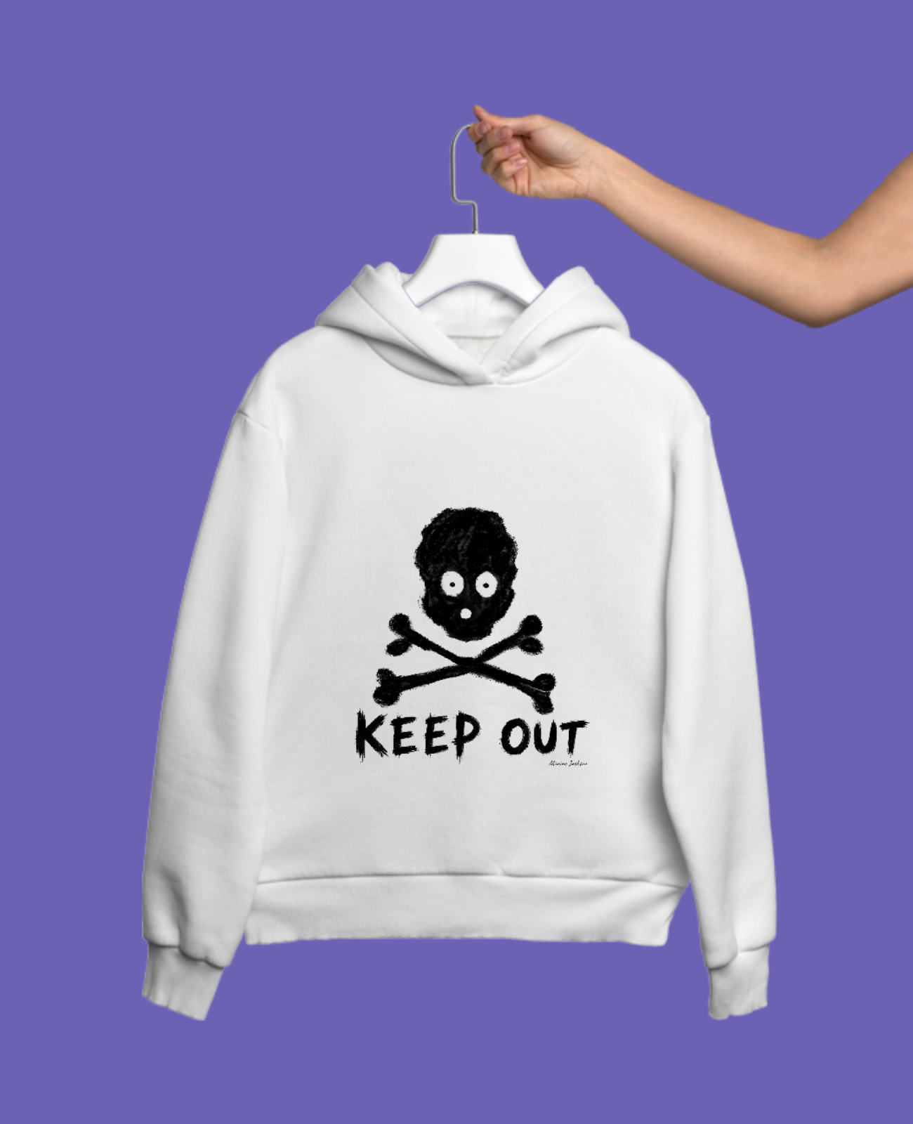 KEEP OUT — Original Artwork by Maxine Jackson