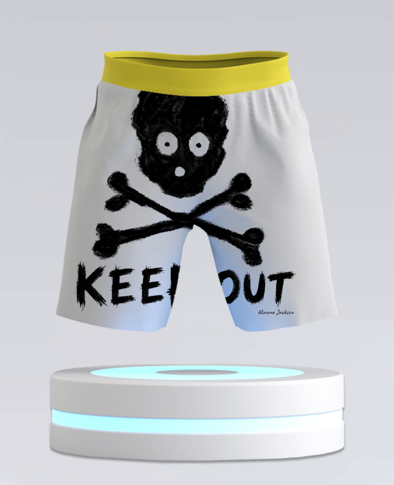 KEEP OUT — Original Artwork by Maxine Jackson