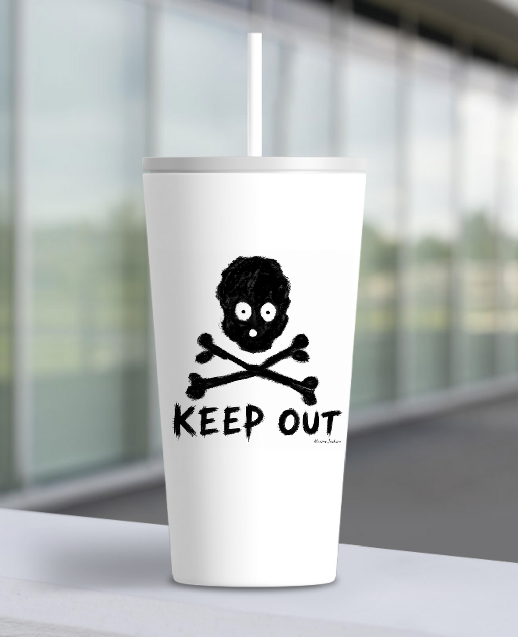 KEEP OUT — Original Artwork by Maxine Jackson