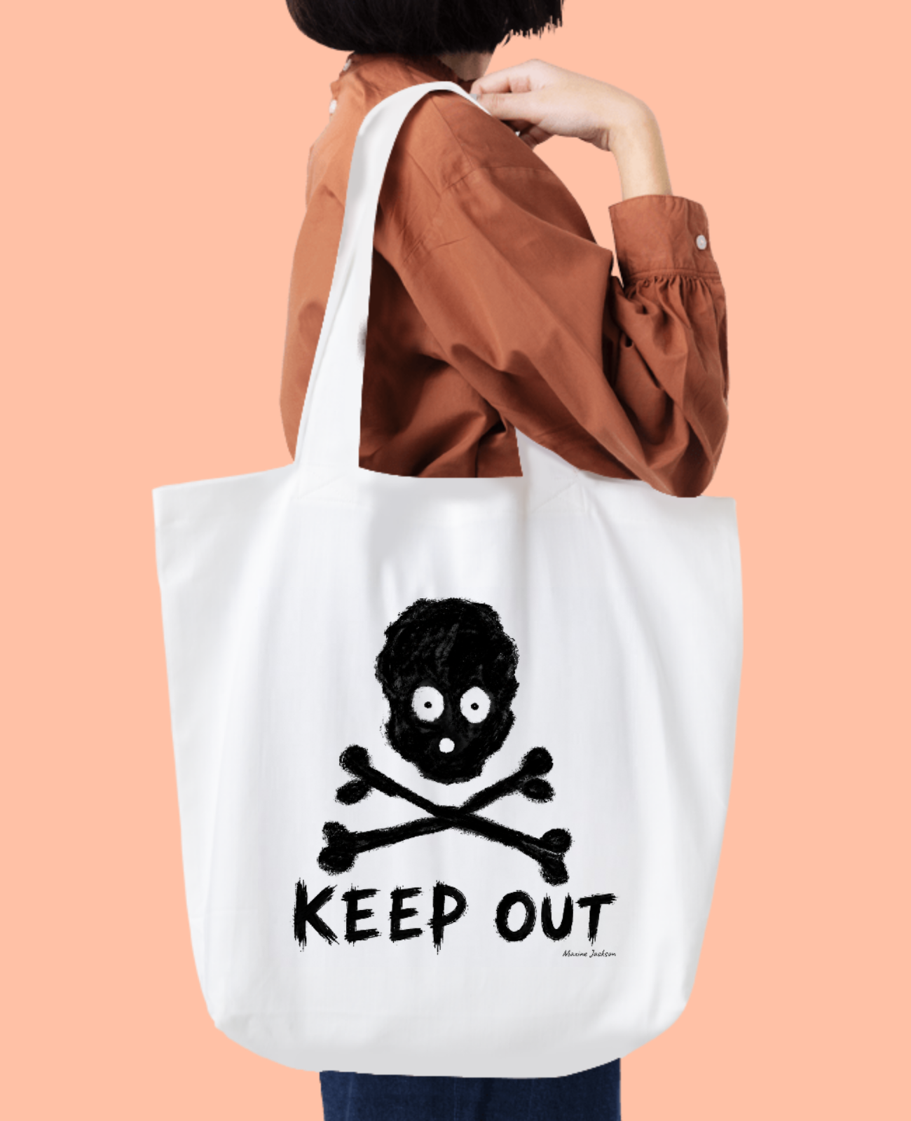KEEP OUT — Original Artwork by Maxine Jackson
