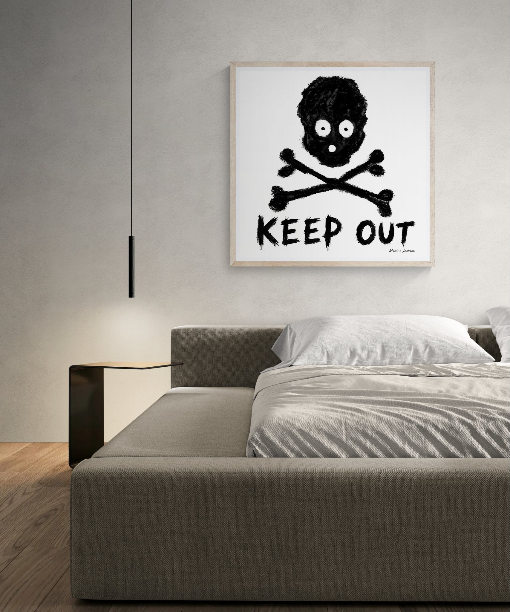 KEEP OUT — Original Artwork by Maxine Jackson