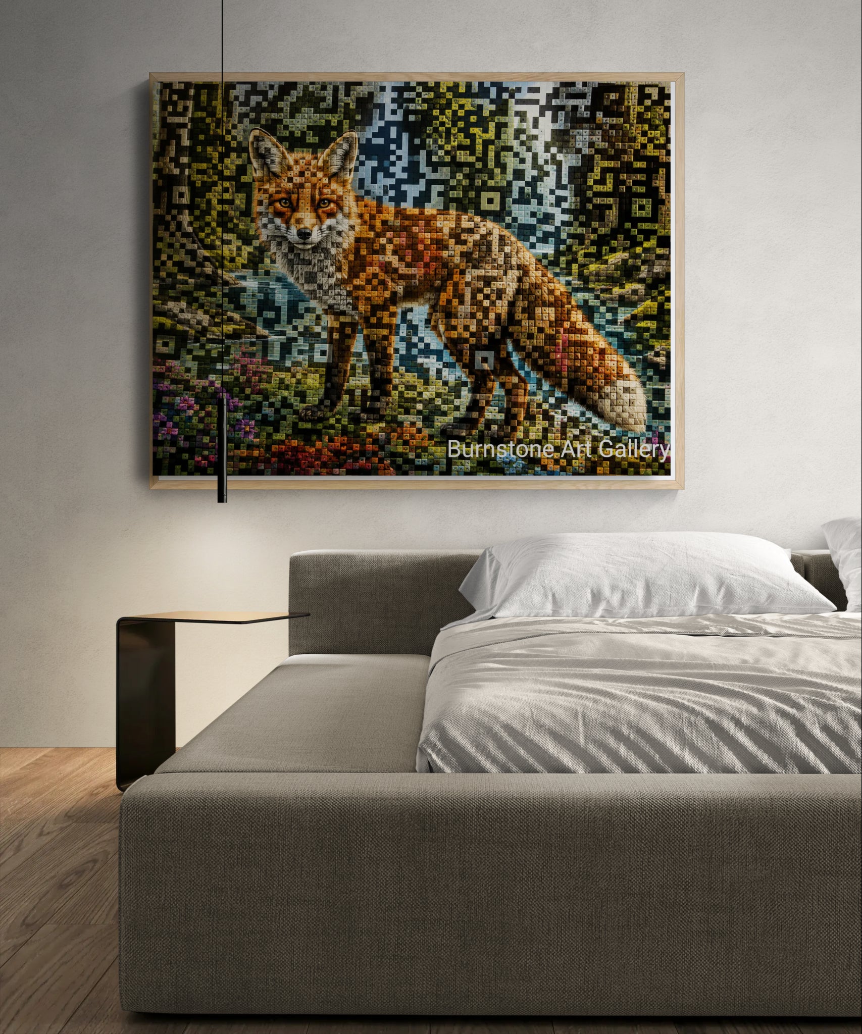 Wild Within – Contemporary Barcode-Inspired Digital Download Artwork