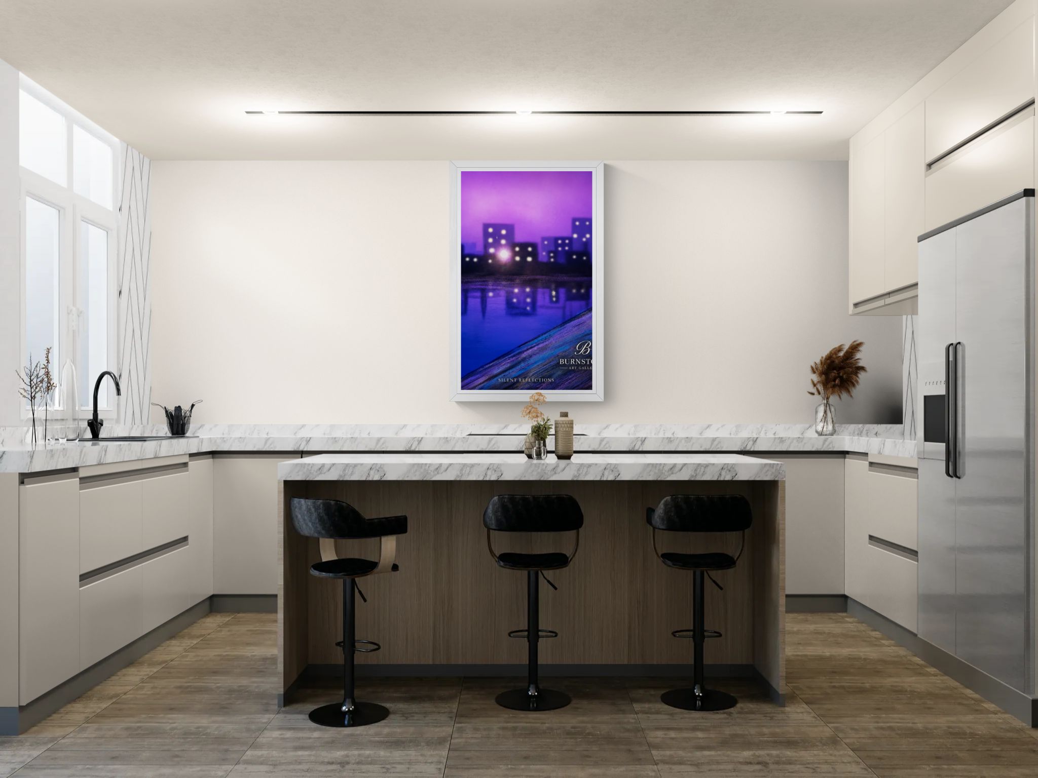 Silent Reflections – Original Digital Artwork by Maxine Jackson