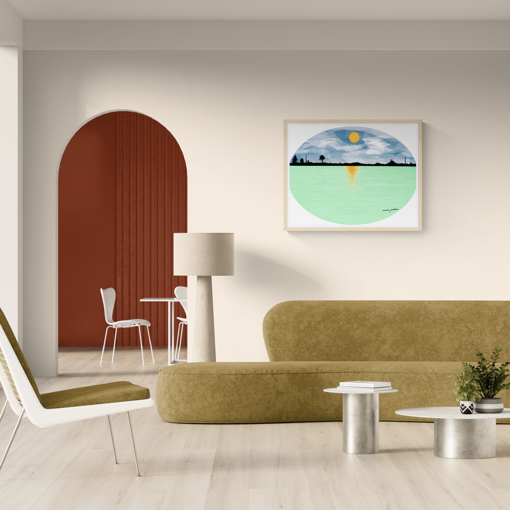 Silent Scene – Original Digital Artwork by Maxine Jackson