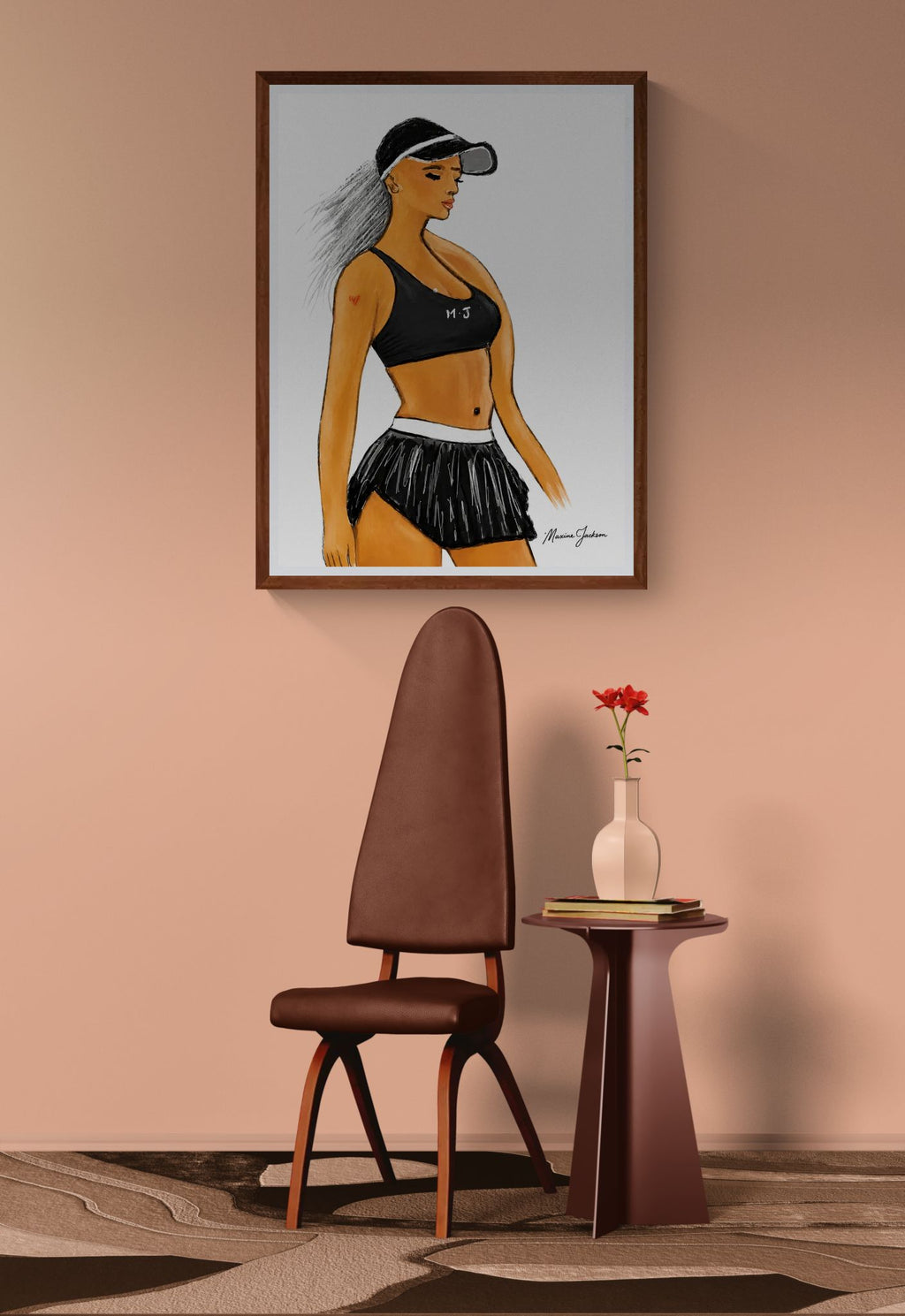The Unstoppable Athlete – Original Digital Artwork