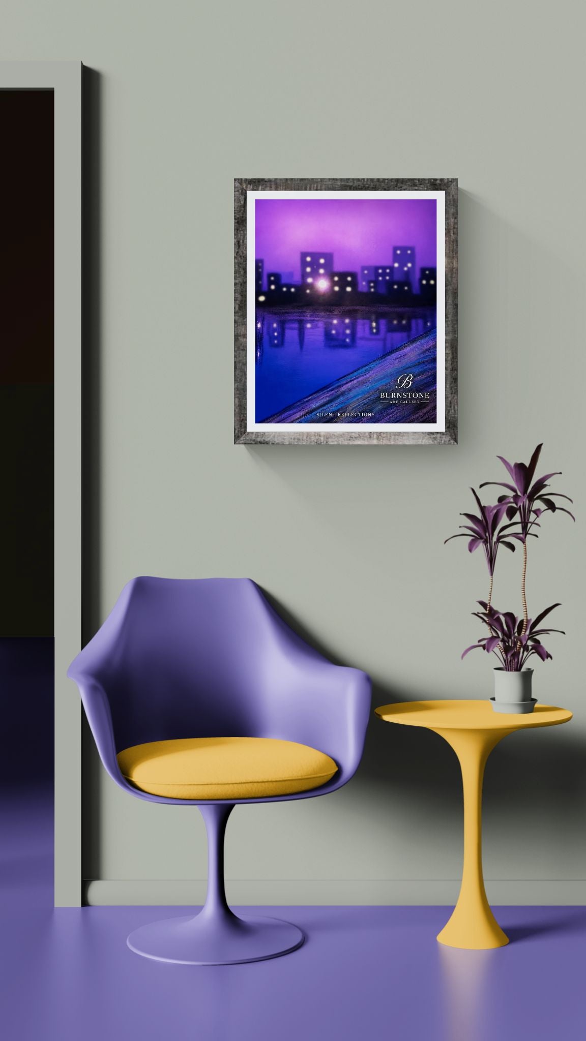 Silent Reflections – Original Digital Artwork by Maxine Jackson