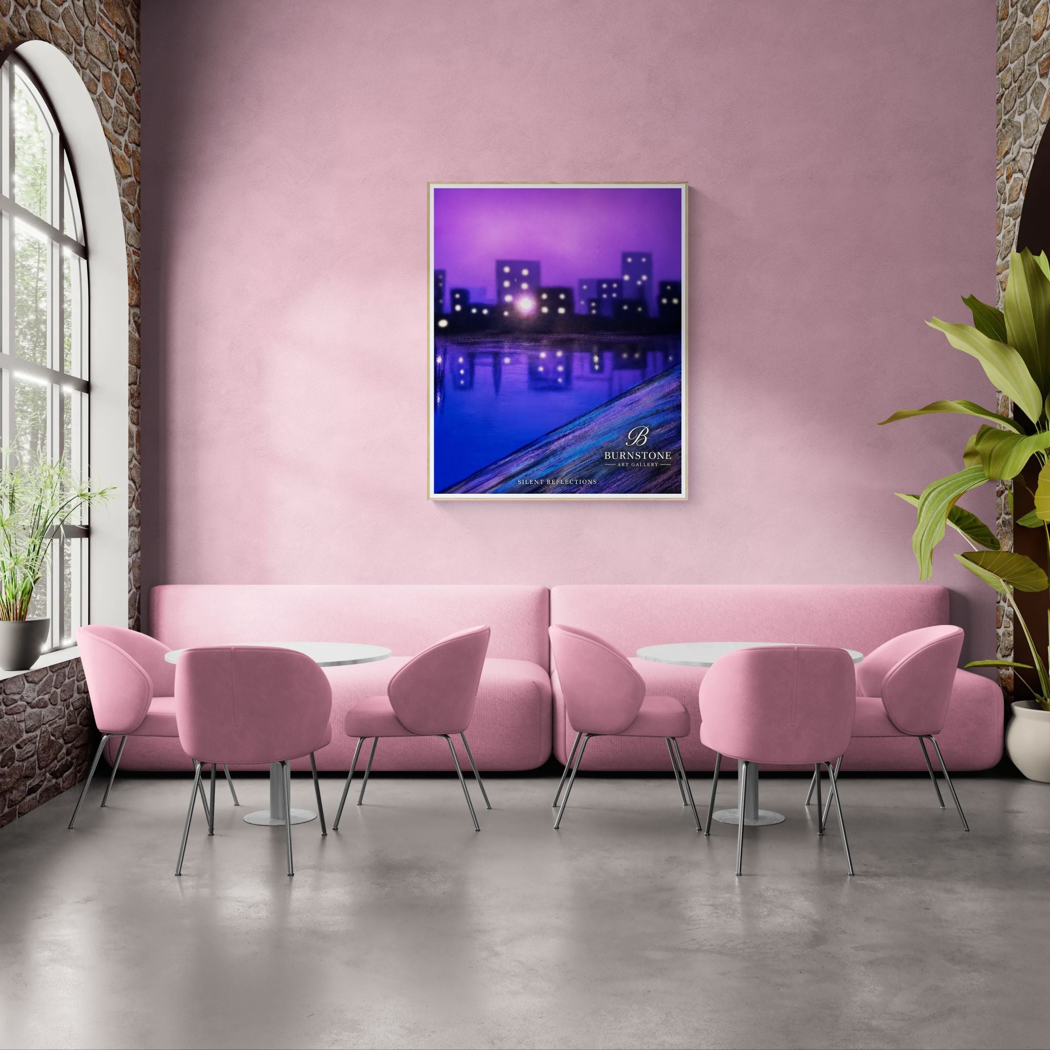 Silent Reflections – Original Digital Artwork by Maxine Jackson