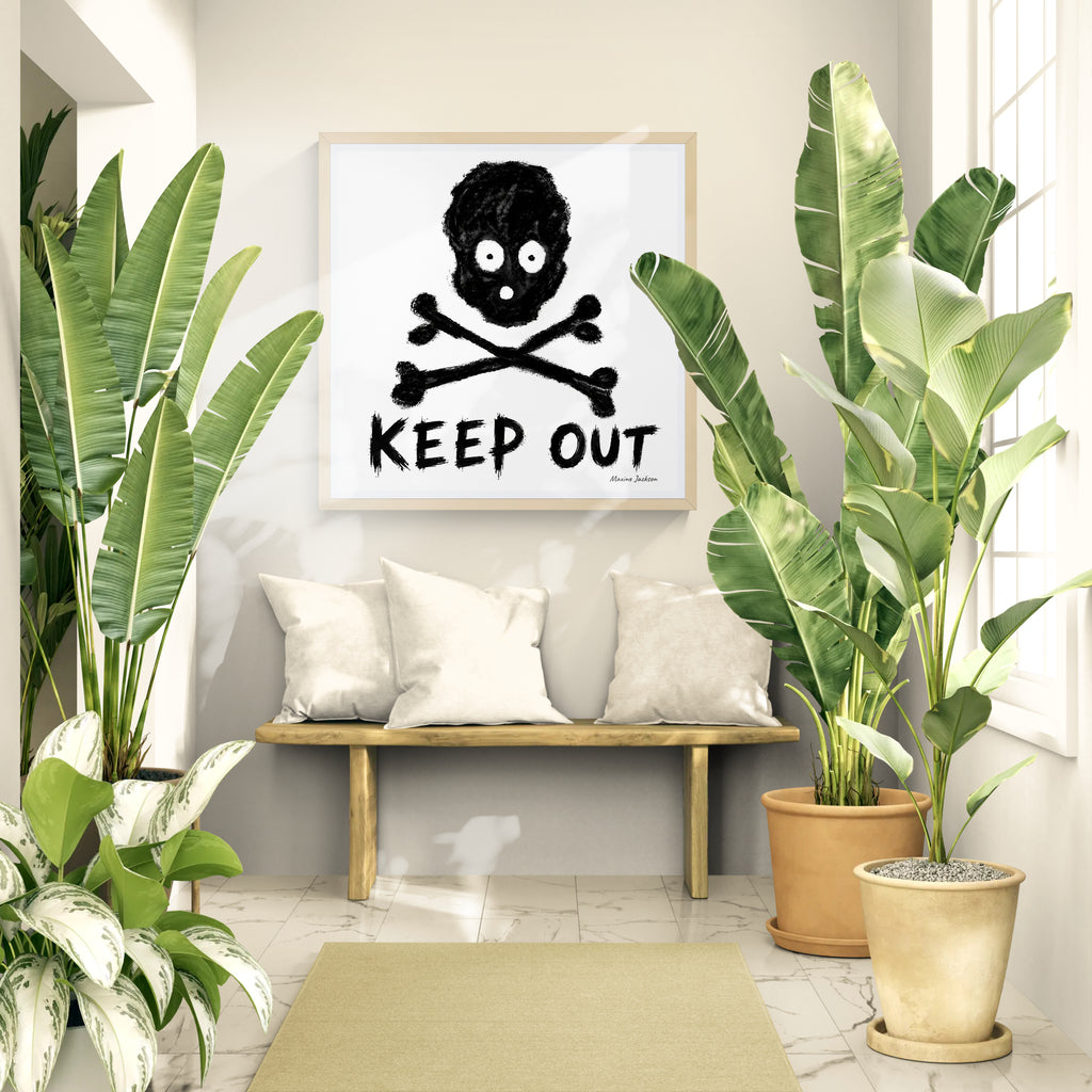 KEEP OUT — Original Artwork by Maxine Jackson
