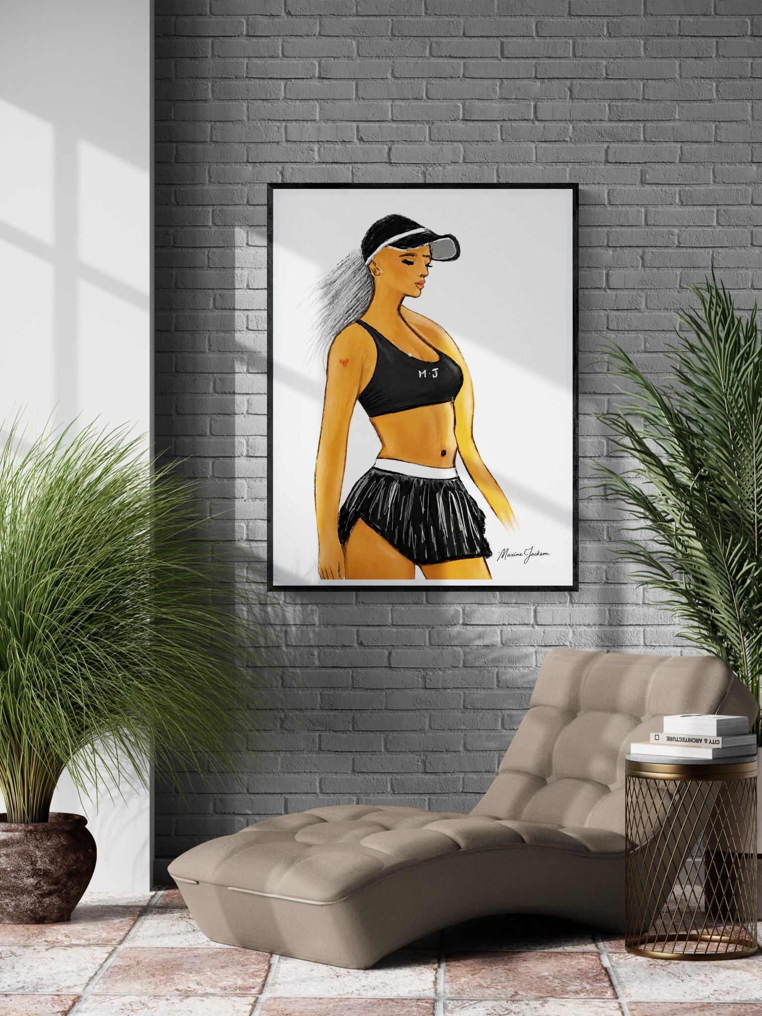 The Unstoppable Athlete – Original Digital Artwork