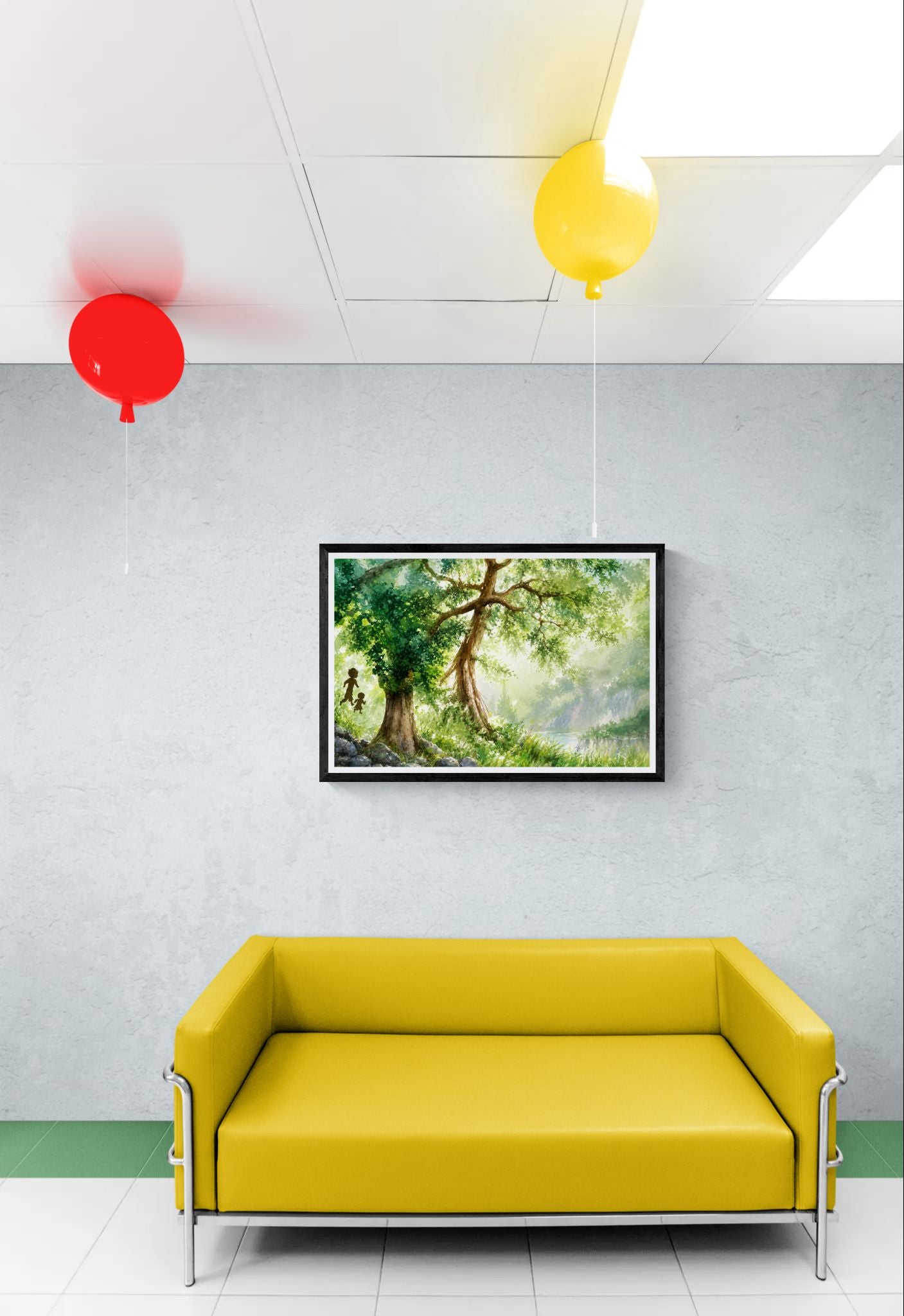 Whispers Through the Forest Watercolour Art Printable Art
