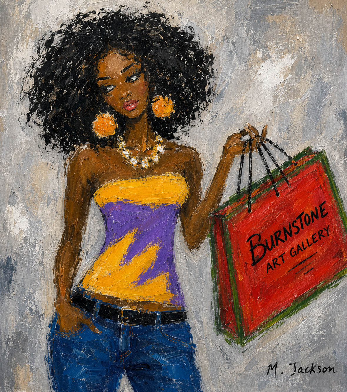 City Girl Dreams – Original Digital Artwork by Maxine Jackson