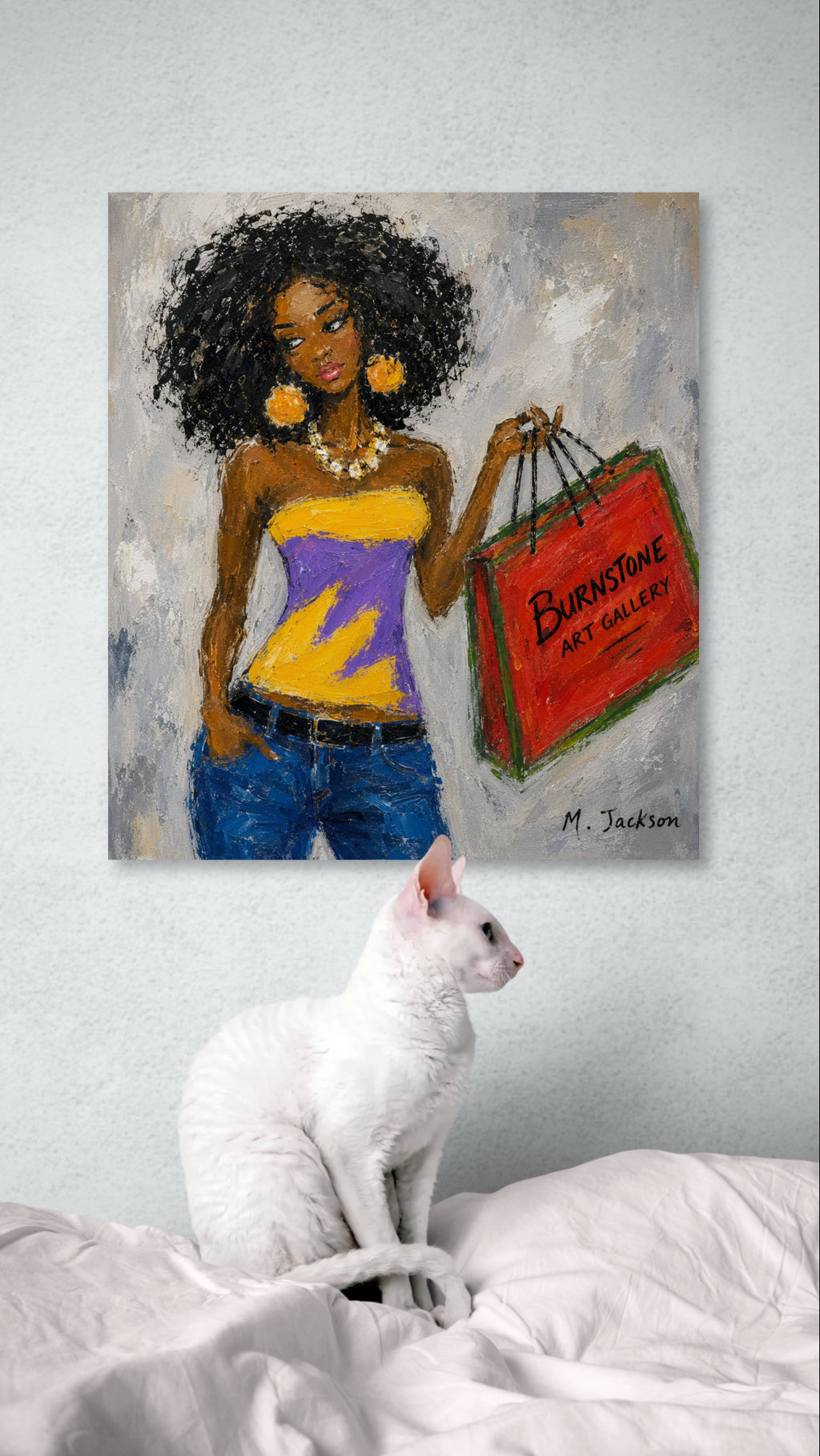 City Girl Dreams – Original Digital Artwork by Maxine Jackson