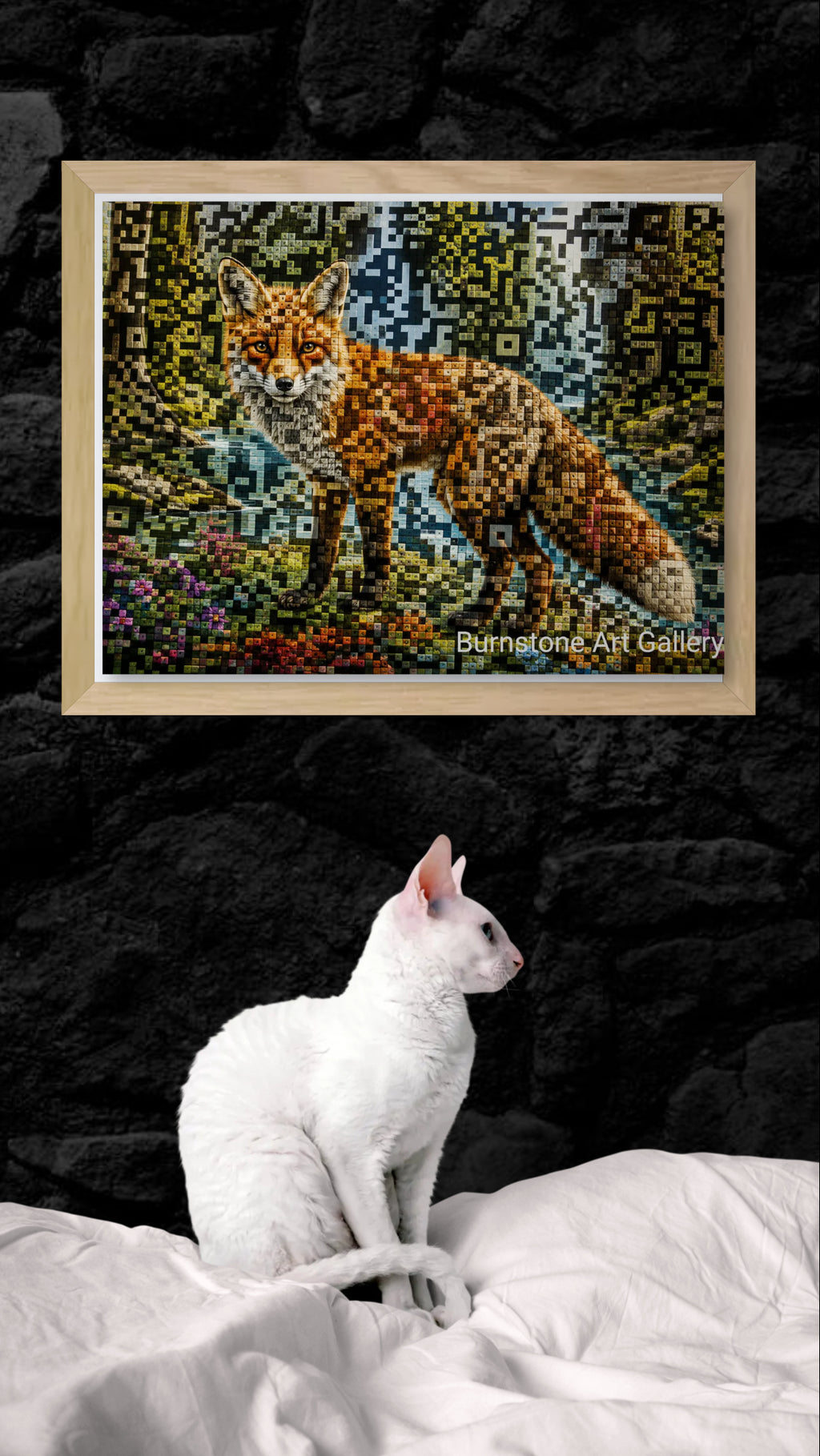 Wild Within – Contemporary Barcode-Inspired Digital Download Artwork