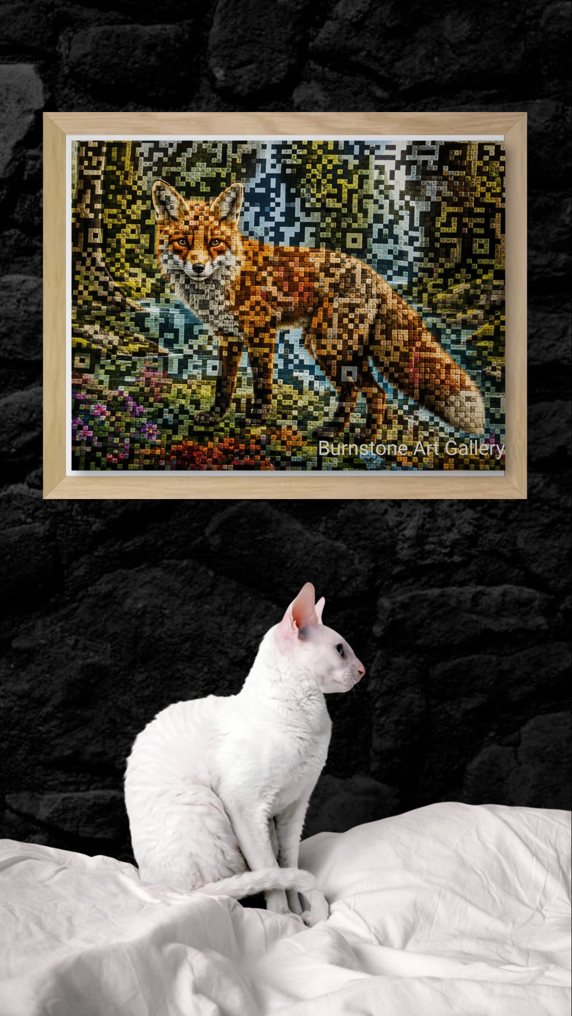 Wild Within – Contemporary Barcode-Inspired Digital Download Artwork