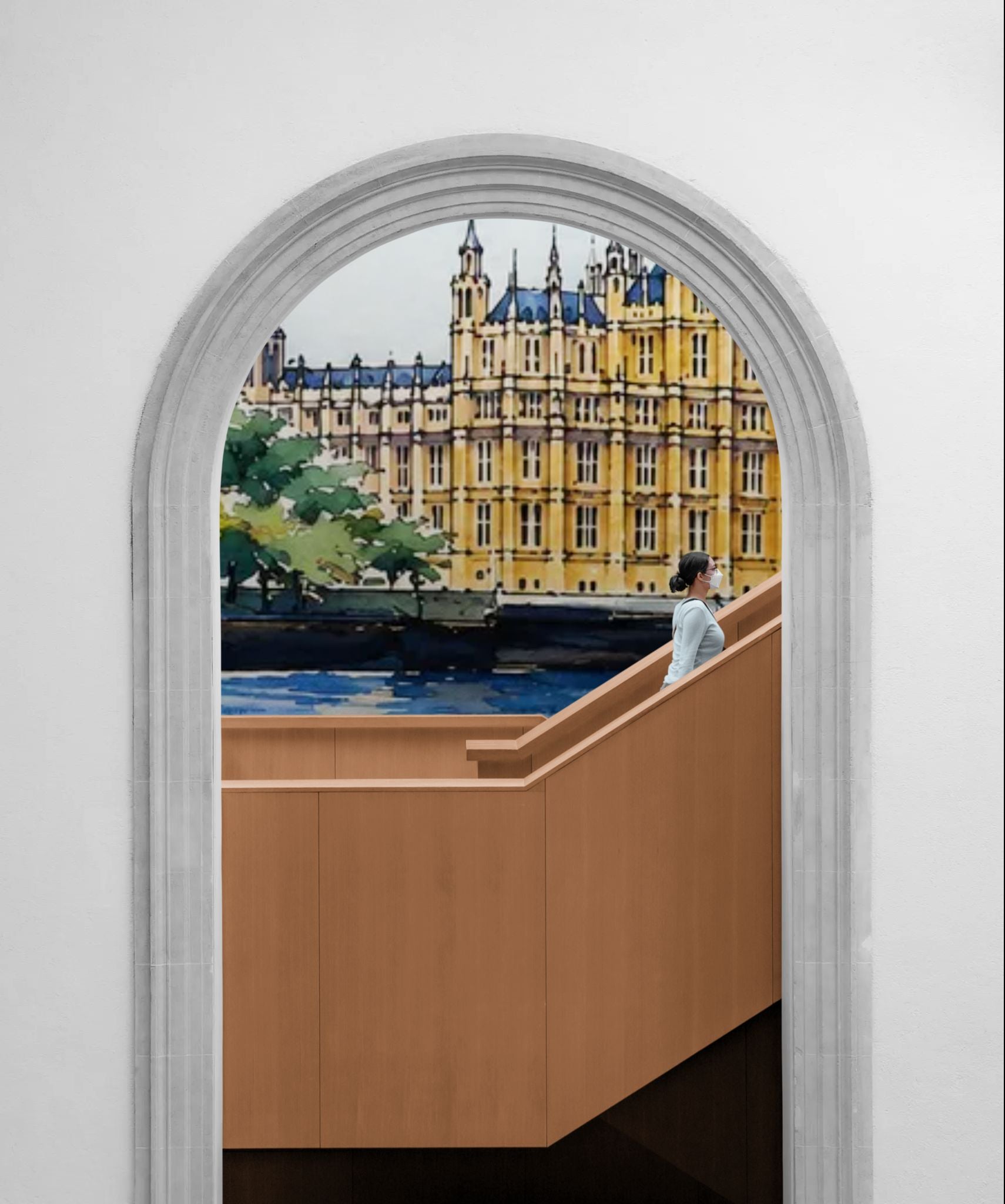 Westminster In Watercolours Digital Painting