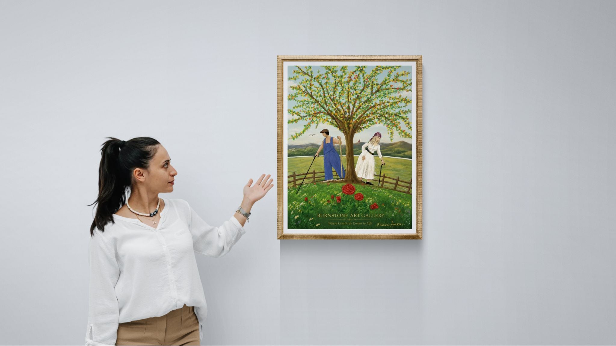 Adam and Eve – Original Artwork by Maxine Jackson