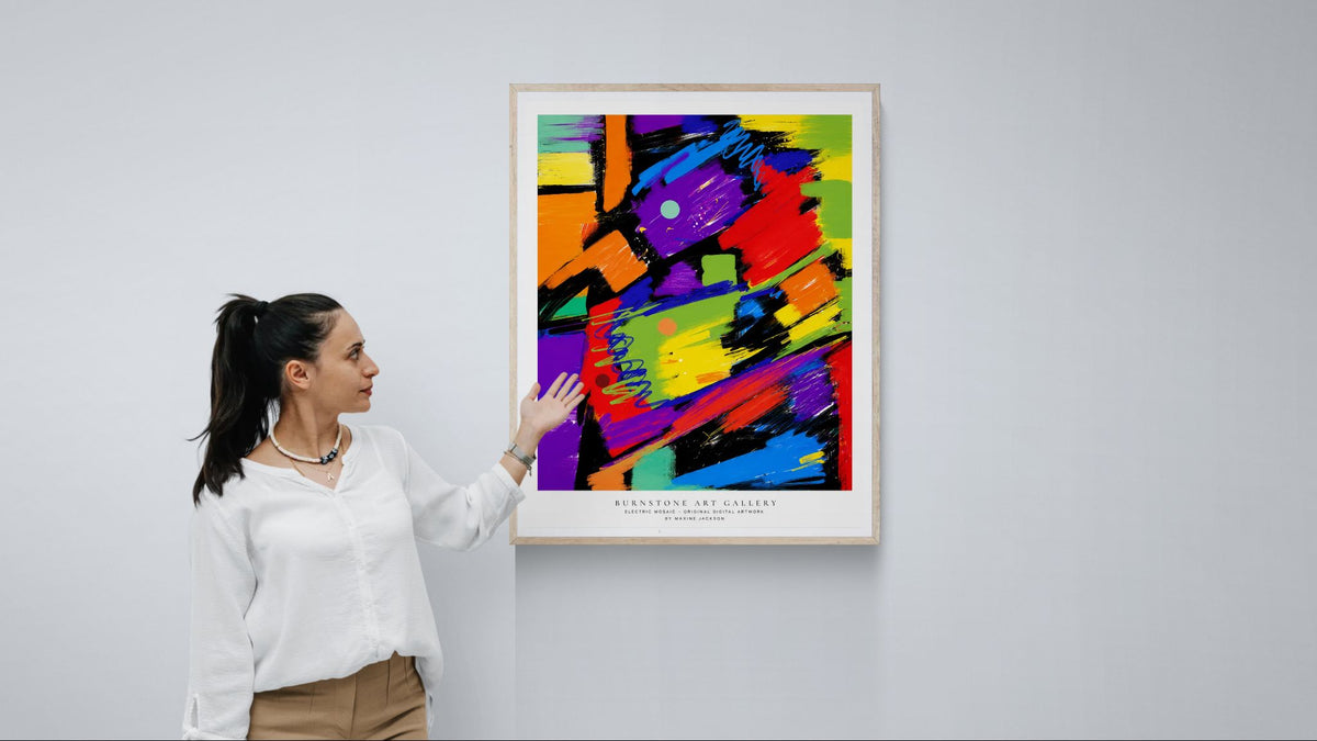 Electric Mosaic – Original Digital Artwork
By Maxine Jackson