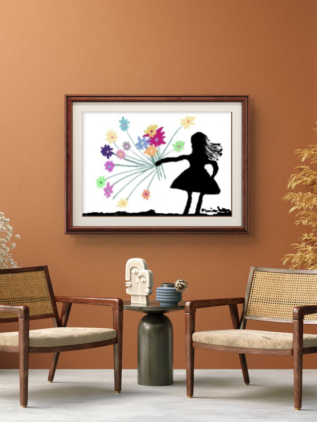 Blooming Freedom | Original Digital Wall Art by Maxine Jackson