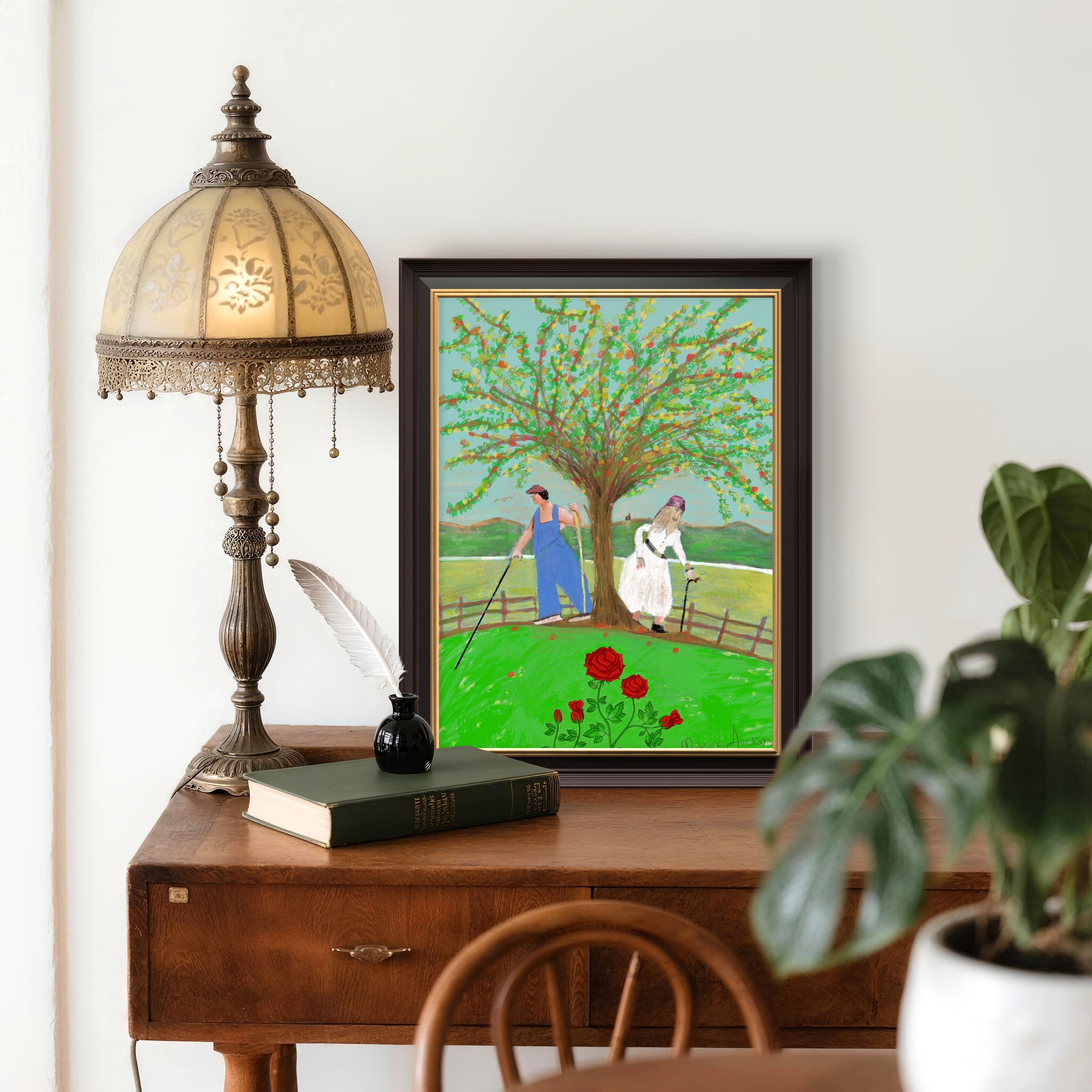 Adam and Eve Original Artwork by Maxine Jackson