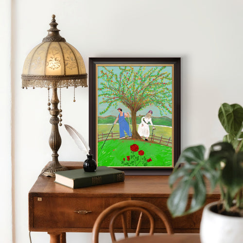Adam and Eve Original Artwork by Maxine Jackson